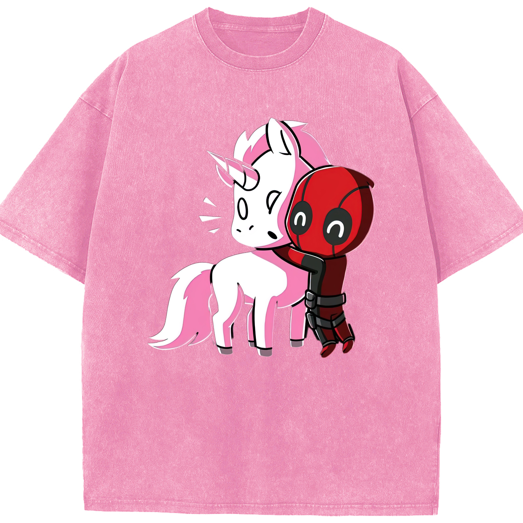 （画像用） Deadpool デッドプール 綿100% ヴィンテージ風 半袖Tシャツ（フロントプリント）